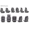 Inglesina Newton 1.2.3 Isofix automobilinė kėdutė 9 -36 kg Moon Pilkas
