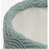 Fotelis Jollein daiktadėžė River Knit Ash Žalias