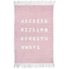 Fotelis Jollein Kilimas ABC 90x130cm Blush Rožinė - 100% medvilnė