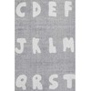 Fotelis Jollein Kilimas ABC 90x130cm Soft Pilkas - 100% medvilnė