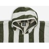 Jollein kilpinis pončas Stripe Terry Leaf Žalias GOTS
