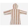 Jollein kilpinis vonios chalatėlis 1-2 metai Stripe Terry Biscuit GOTS