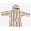 Jollein kilpinis vonios chalatėlis 1-2 metai Stripe Terry Biscuit GOTS