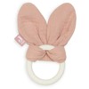 Jollein kramtukas - žaisliukas - Bunny Ears - Rosewood