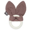 Jollein kramtukas - žaisliukas - Bunny Ears - Chestnut