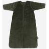 Jollein kūdikio miegmaišis su nusegamomis rankovėmis Velvet Leaf Žalias 90cm