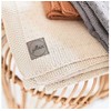 Jollein megztas pledas lopšiukui/lovytei Bliss knit Nougat 75x100 cm