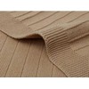 Jollein megztas pledas Pure Knit 100x150 cm Biscuit GOTS