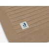 Jollein megztas pledas Pure Knit 100x150 cm Biscuit GOTS