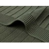 Jollein megztas pledas Pure Knit 100x150 cm Leaf Žalias GOTS