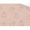 Jollein muslino audinio vystyklų rinkinys 70x70 Miffy Silhouettes Wild Rose 3vnt