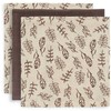 Jollein muslino audinio vystyklų rinkinys 70x70 Meadow Chesnut 3vnt
