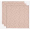 Jollein muslino audinio vystyklų rinkinys 70x70 Miffy Silhouettes Wild Rose 3vnt