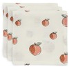 Jollein muslino merliukai 31x31 cm Peach 3vnt