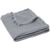 Jollein muslino pledas 75x100 cm Fringe Storm Pilkas