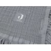 Jollein muslino pledas 75x100 cm Fringe Storm Pilkas