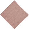 Jollein organiškos medvilnės rankšluostis su gobtuvu 75 x75 cm Rosewood