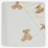 Jollein paklodė lopšiui / lovytei su guma Teddy Bear 60x120cm