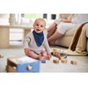 Jollein seilinukas Bib Bandana Basic Stripe Jeans Mėlyna 2 vnt.