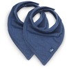 Jollein seilinukas Bib Bandana Basic Stripe Jeans Mėlyna 2 vnt.