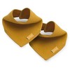 Jollein seilinukas Bib Bandana Brick Velvet Rust 2 vnt.