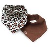 Jollein seilinukas Bib Bandana Hydrofiel Leopard 2 vnt.