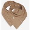 Jollein seilinukas Bib Bandana Stargaze Leaf Biscuit 2vnt
