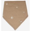 Jollein seilinukas Bib Bandana Stargaze Leaf Biscuit 2vnt