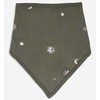 Jollein seilinukas Bib Bandana Stargaze Leaf Žalias 2vnt