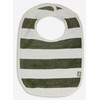 Jollein seilinukas Bib stripe Terry Leaf Žalias GOTTS 2vnt