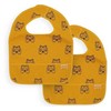 Jollein seilinukas Bib su kišene Tiger Mustard 2 vnt.