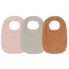 Jollein seilinukų rinkinys Terry pale pink/ nougat/ caramel (3 vnt.)
