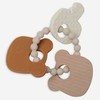 Jollein silikoninkės kramtukai Loops Teddy Bear