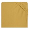 Jollein trikotažinė paklodė su guma Jersey Mustard 60x120