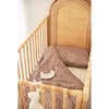 Jollein trikotažinė paklodė su guma Jersey 60x120cm Meadow Chestnut