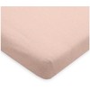 Jollein trikotažinė paklodė su guma Jersey Pale Rožinė 60x120