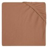 Jollein trikotažinė paklodė su guma Jersey Caramel 60x120