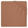 Jollein trikotažinė paklodė su guma Jersey Caramel 60x120