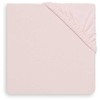 Jollein trikotažinė paklodė su guma Jersey Soft Rožinė 40x80 cm
