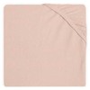 Jollein trikotažinė paklodė su guma Jersey Pale Rožinė 60x120
