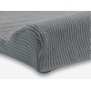 Jollein vystymo lentos užvalkas Basic Knit 50x70cm Stone pilkas