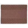 Jollein vystymo lentos užvalkas Spring Knit 50x70cm Chestnut