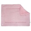 Jollein žaidimų kilimėlis Melange Knit 80x100 cm. Soft Rožinė