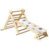 Medinės laipynės rinkinys Moni Toys 3in1 Montessori Pikler Triangle