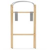 SnuzBaskit lopšys su stovu Light Pilkas/Natural stand