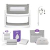SnuzPod4 Bedside Crib Starter Bundle Dusk