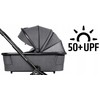 Sportinis vežimėlis Muuvo Quick 3.0 Steel Pilkas Chrome Juodas