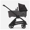 Universalus vežimėlio komplektas Bugaboo Dragonfly 2in1 Midnight juodas/Pilkas Melange /juodas frame