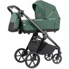 Universalus vežimėlio komplektas Carrello Omega Plus 2in1 Nova Žalias 6540/1