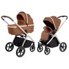 Universalus vežimėlio komplektas Carrello Vector 2in1 Coral Oranžinis 6550